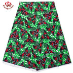 Elariah Ankara Wax Print Fabric – 6 Yards African Batik Polyester Material for Dresses, Sewing & Occasion Wear