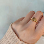 316L Stainless Steel Fashion Ring – Durable, Non-Fading Band for Women