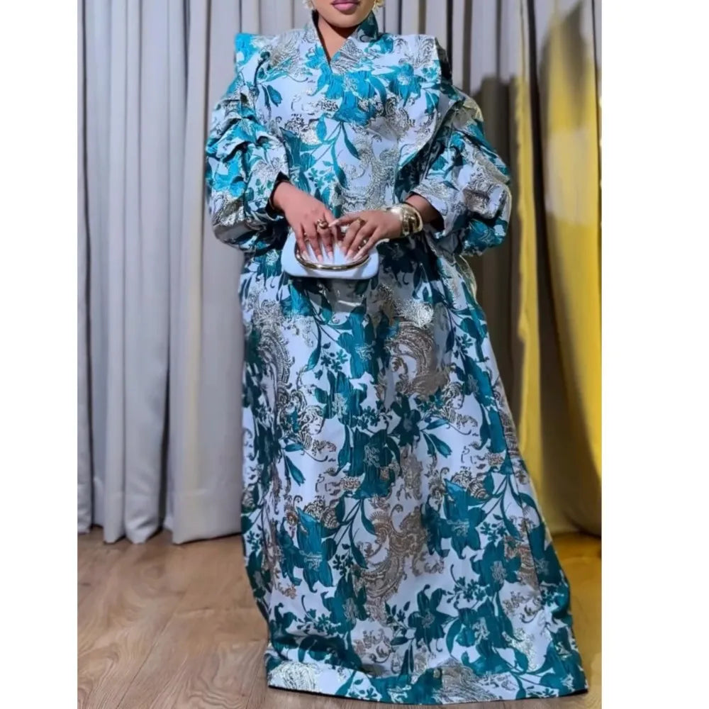 Luxury African Kaftan Dress for Women – Plus Size Dashiki Djellaba Maxi Gown | Wedding, Party & Occasion Wear