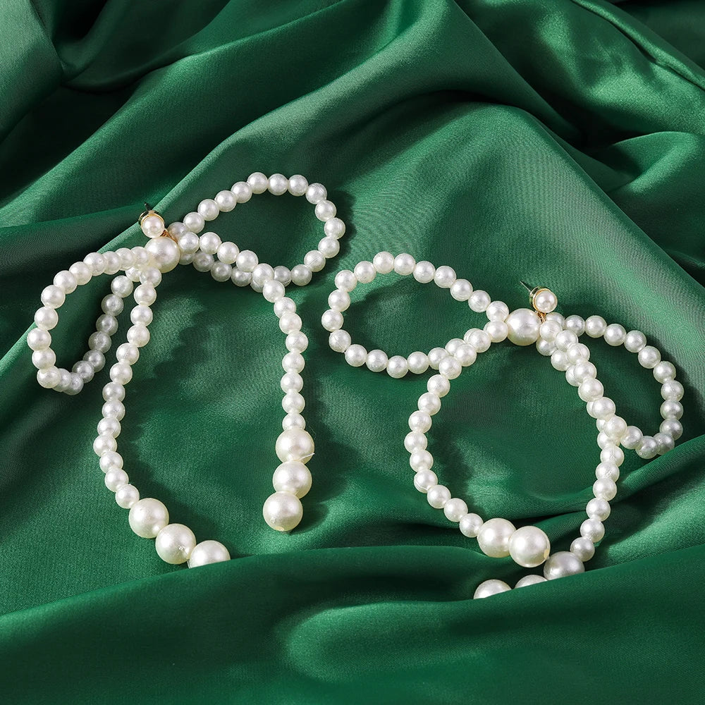 Classic Imitation Pearl Beaded Choker Necklace for Women – Elegant Bridal & Wedding Pearl Collar Necklace