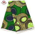 Elariah Ankara Wax Print Fabric – 6 Yards African Batik Polyester Material for Dresses, Sewing & Occasion Wear