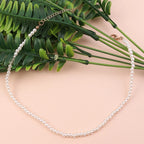 Classic Imitation Pearl Beaded Choker Necklace for Women – Elegant Bridal & Wedding Pearl Collar Necklace