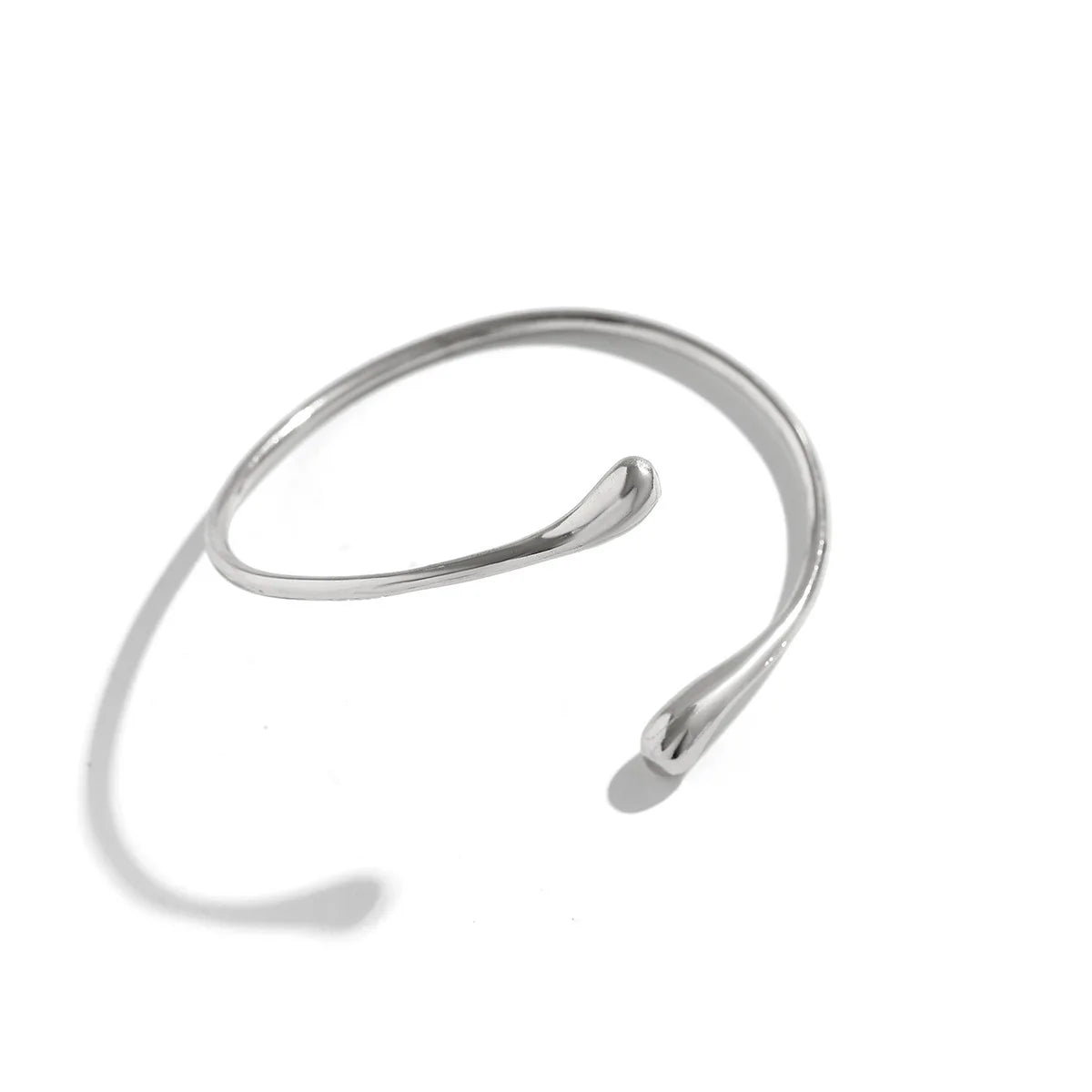 Vintage Water Drop Geometric Upper Arm Bracelet – Adjustable Cuff Bangle for Women