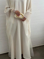 Elegant Middle Eastern Abaya Kaftan – Loose Fit Full Sleeve Modest Maxi Dress for Evening & Occasion Wear