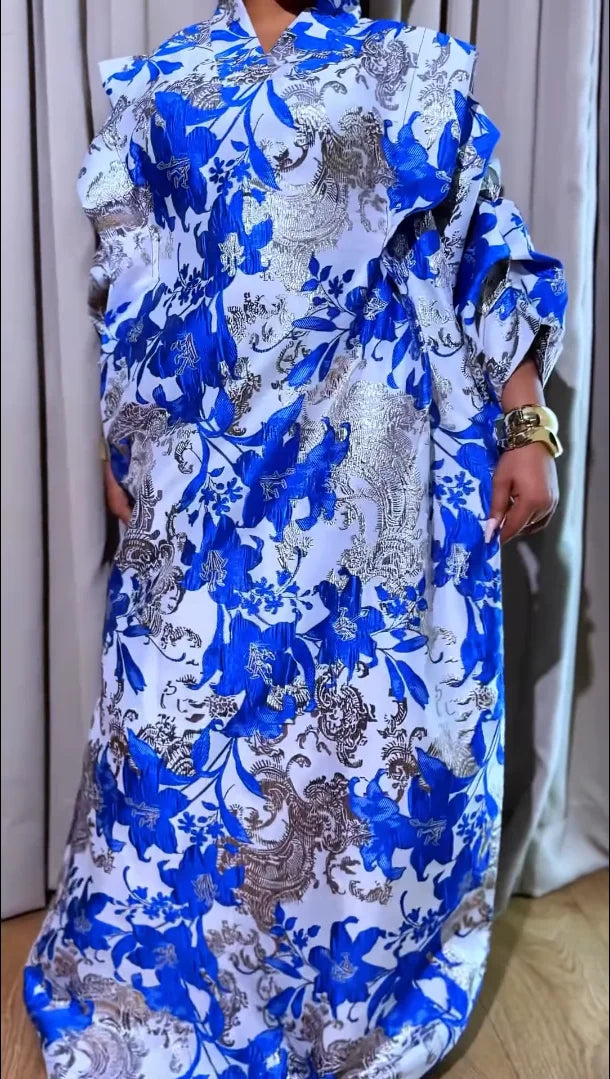 Luxury African Kaftan Dress for Women – Plus Size Dashiki Djellaba Maxi Gown | Wedding, Party & Occasion Wear