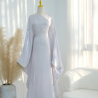 Elariah Shimmering Eid Kaftan Abaya – Extra Loose Fit Butterfly Sleeve Maxi Dress for Ramadan, Evening & Party Wear