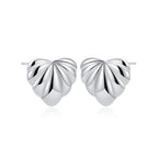 18K Gold Plated Stainless Steel Multilayer Circle Knot Drop Earrings for Women – Textured Statement Round Earrings
