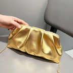 Elariah Luxury Chain Shoulder Clutch Bag – Elegant PU Leather Evening Purse for Weddings & Parties