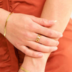316L Stainless Steel Fashion Ring – Durable, Non-Fading Band for Women
