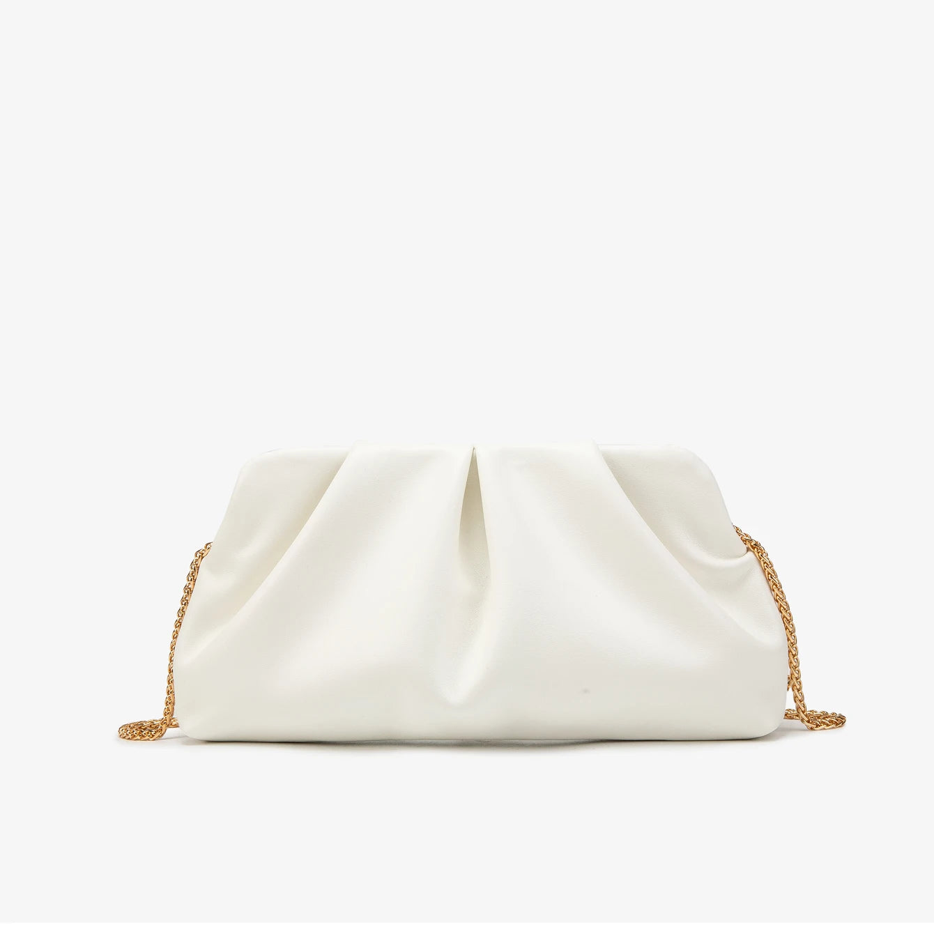 Elariah Luxury Chain Shoulder Clutch Bag – Elegant PU Leather Evening Purse for Weddings & Parties