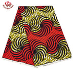Elariah Ankara Wax Print Fabric – 6 Yards African Batik Polyester Material for Dresses, Sewing & Occasion Wear