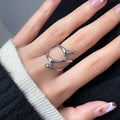 Vintage Irregular Pleated Gold Ring – Y2K Liquid Metal Geometric Statement Ring for Women