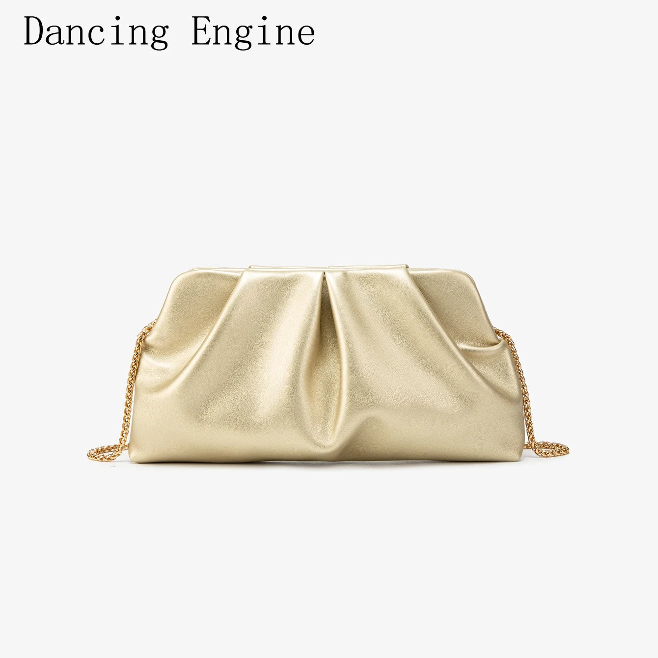 Elariah Luxury Chain Shoulder Clutch Bag – Elegant PU Leather Evening Purse for Weddings & Parties