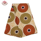 Elariah Ankara Wax Print Fabric – 6 Yards African Batik Polyester Material for Dresses, Sewing & Occasion Wear